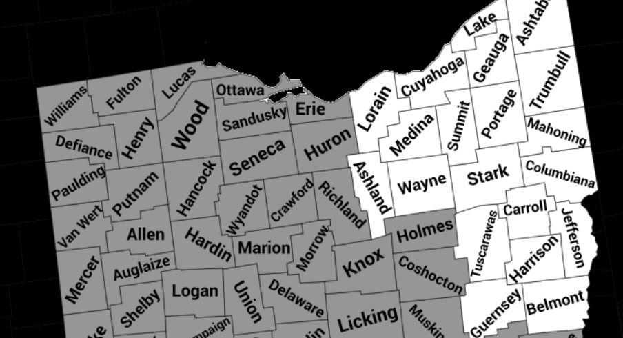 Eastern and Northeastern Ohio Counties